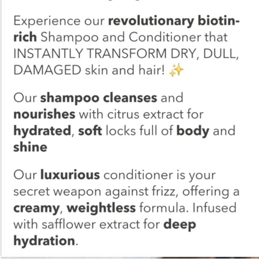 Oneiro Sunchasers Travel Shampoo and Condition Set Cruelty Free 3.4 FL OZ NEW - Picture 4 of 4